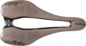 Selle Italia Siodło SELLE ITALIA SLR BOOST GRAVEL TI316, Superflow S (id match - S3), TI 316 Rail, Fibra-Tek, Light Gel, 204g, Brązowe (NEW) 1