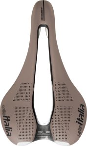 Selle Italia Siodło SELLE ITALIA SLR BOOST GRAVEL TI316, Superflow S (id match - S3), TI 316 Rail, Fibra-Tek, Light Gel, 204g, Brązowe (NEW) 3