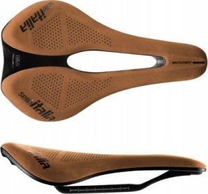 Selle Italia Siodło SELLE ITALIA NOVUS BOOST EVO KIT CARBONIO, Superflow L (id match L3), Carbon Rail+10mm, Nubuk Line Limited Edition (NEW) 1