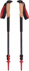 Black Diamond Black Diamond trekking poles Pursuit Shock M/L, fitness device (grey/red, 1 pair, 125-140 cm) 1