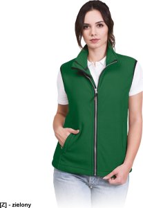 R.E.I.S. VHONEY-L - bezrękawnik damski z polaru, kołnierz ze stójką - biały 3XL 13