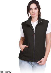 R.E.I.S. VHONEY-L - bezrękawnik damski z polaru, kołnierz ze stójką - biały 3XL 8