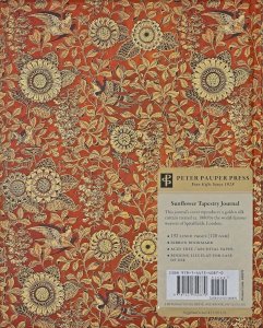 Peter Pauper Press Notatnik Duży Gobelin Słonecznik 3