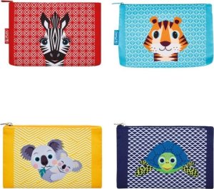 Piórnik Herlitz Piórnik kosmetyczka płaski Cute Animals 3