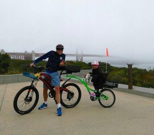 WeeRide WeeRide – Kazam Link niebieski, rower doczepiany, hol, przyczepka, doczepka, EAN 016751374758 2