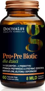 Doctor Life DOCTOR LIFE_Pro+Pre Biotic suplement diety dla dzieci 60 kapsułek 1
