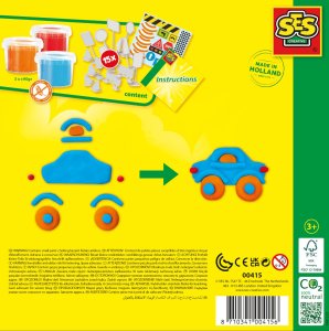 SES SES Ciasto masa Ruch drogowy set 00415 04156 6