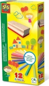 SES SES Kolorowa kreda w gąbką 12 kol. 00208 02084 11