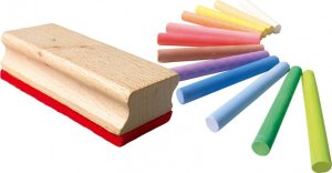 SES SES Kolorowa kreda w gąbką 12 kol. 00208 02084 9