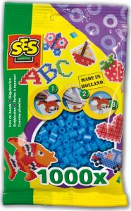 SES SES Koraliki do prasow.1000szt niebies 00704 07041 4