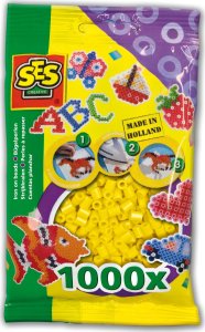 SES SES Koraliki do prasow.1000szt żółte 00701 07010 2