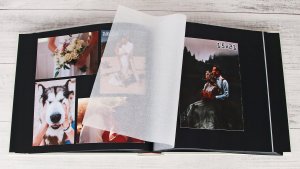 Sourcing Album WALTHER FA-308-W Fun cream white 30x30/100pages, black pages | corners/splits | bookbound 4