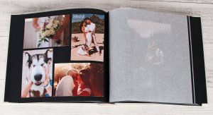 Sourcing Album WALTHER FA-308-W Fun cream white 30x30/100pages, black pages | corners/splits | bookbound 5