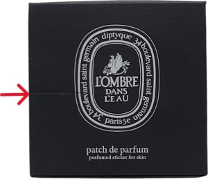 Diptyque Set, Diptyque, L'Ombre Dans L'Eau - Patch De Parfum, Body Stickers, Perfumed, Floral, For Skin, Black, 5 pcs For Women 2