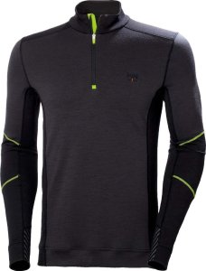 Helly Hansen Koszulka termo Helly Hansen Lifa Merino Zip Black 4