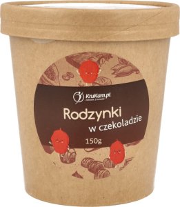 KruKam Rodzynki w czekoladzie bez dodatku cukru 150g 1