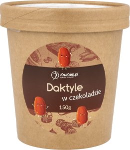 KruKam Daktyle w czekoladzie bez dodatku cukru 150g 1