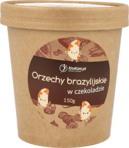 KruKam Orzechy brazylijskie w czekoladzie bez dodatku cukru 150g 1