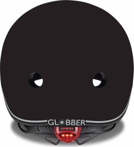 Globber Kask na rower rolki hulajnogę deskorolkę dziecięcy Globber Kids z tylną lampką LED rozmiar XXS / kolor czarny 506-120 3