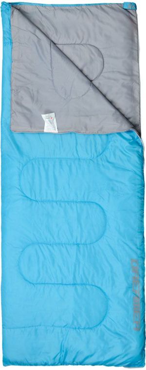 Meteor Śpiwór Dreamer srebrno-niebieski zamek lewy 2