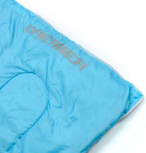 Meteor Śpiwór Dreamer srebrno-niebieski zamek lewy 3