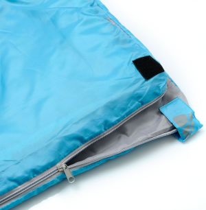 Meteor Śpiwór Dreamer srebrno-niebieski zamek lewy 4