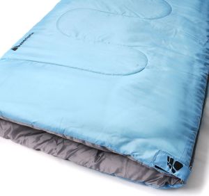 Meteor Śpiwór Dreamer srebrno-niebieski zamek lewy 5