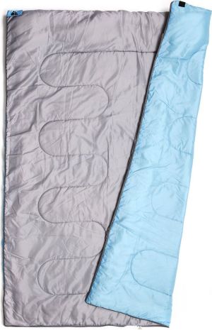 Meteor Śpiwór Dreamer srebrno-niebieski zamek lewy 7