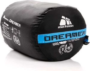Meteor Śpiwór Dreamer czarno-niebieski L 10