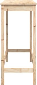 vidaXL Stolik barowy, 100x50x110 cm, lite drewno sosnowe 6