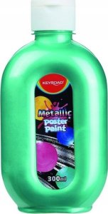 Keyroad Farba plakatowa KEYROAD, metaliczna, 300ml, butelka, zielona 1