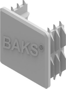 Baks Nakładka ochronna profilu aluminiowego NOWPAL40x40SR srebrna RAL9006 1