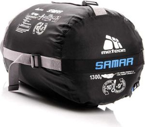 Meteor Śpiwór Samar niebiesko-czarny L 4