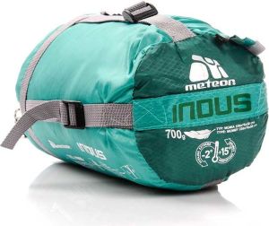 Meteor Śpiwór mumia Indus jasnozielony/zielony zamek lewy (81114) 5