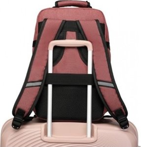 Plecak turystyczny Kono Mały Plecak Ryanair WizzAir 40x20x25 Czerwony 20L Expander 4