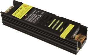 Nextec Zasilacz LED modułowy LONG BLACK IP20 / 12V / 12,5A / 150W 1