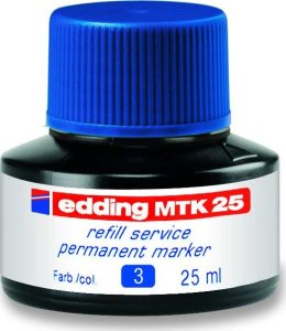 Edding Tusz do uzupełniania markerów permanentnych E-MTK 25 EDDING, niebieski 1