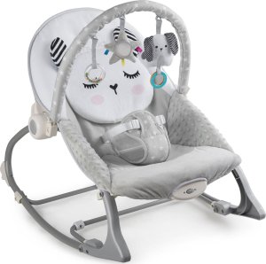 Nukido Leżaczek bujaczek z wibracją Nukido -  szary 2