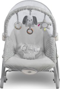 Nukido Leżaczek bujaczek z wibracją Nukido -  szary 3