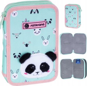 Piórnik Astra Piórnik podwójny z wyposaż Teddy Panda ASTRA 5