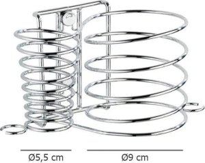 Wenko Uchwyt MILANO na suszarkę do włosów i prostownicę, 2w1, WENKO 4