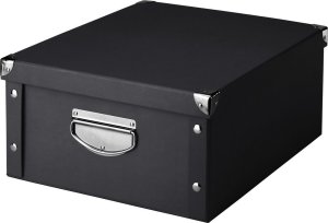 Zeller Pudełko do przechowywania, 40x33x17 cm, kolor czarny, ZELLER 4