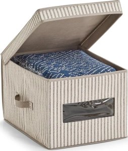 Zeller Pudełko tekstylne, pojemnik do przechowywania, pudełka materiałowe, pojemniki tekstylne, pudełka składane, organizer, ZELLER 3