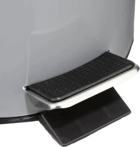 Kosz na śmieci 5five Kosz łazienkowy, pojemnik na śmieci, pojemność 3 l, otwierana pokrywa, szary 2