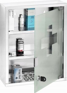 Wenko Apteczka MEDICINE CHEST zamykana na kluczyk - 30 x 12 x 40 cm, WENKO 2
