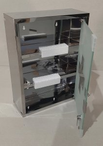 Wenko Apteczka MEDICINE CHEST zamykana na kluczyk - 30 x 12 x 40 cm, WENKO 4