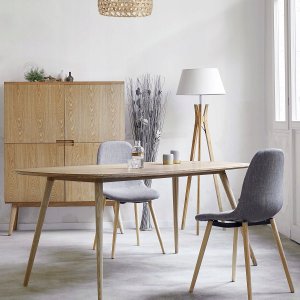 Atmosphera Lampa podłogowa biała KALO, 156 cm 2