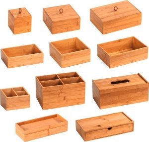 Wenko Organizer łazienkowy TERRA, bambus, 22 x 15 cm, WENKO 7