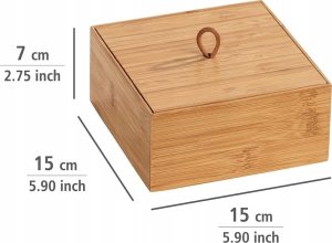 Wenko Organizer łazienkowy TERRA, bambus, 15 x 15 cm, WENKO 14