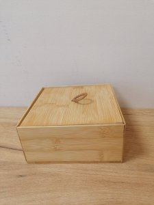 Wenko Organizer łazienkowy TERRA, bambus, 15 x 15 cm, WENKO 3